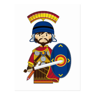 Cartoon Roman Soldier Cards | Zazzle