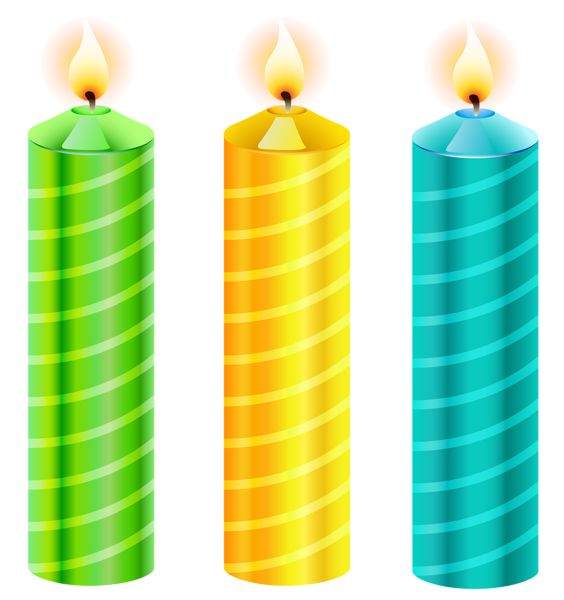 Vector clipart, Birthdays and Candles