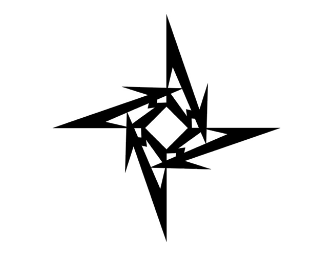 Symmetrical Tribal Star Tattoo Designs by Reagan1118 - Star ...