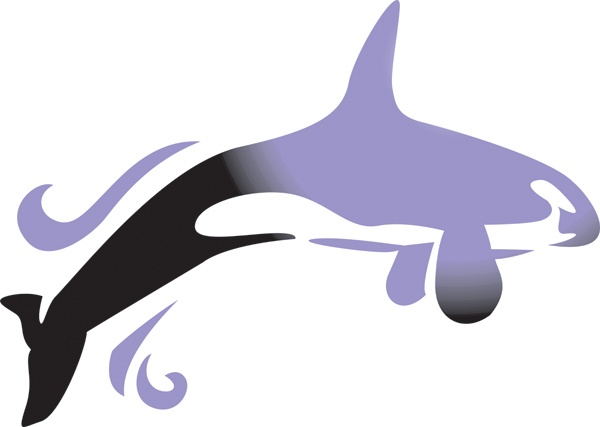 whale stencil | Killer Whale (Orca) | Nursery | Pinterest