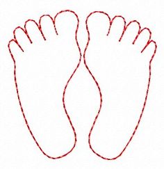 Printable Foot Pattern - ClipArt Best