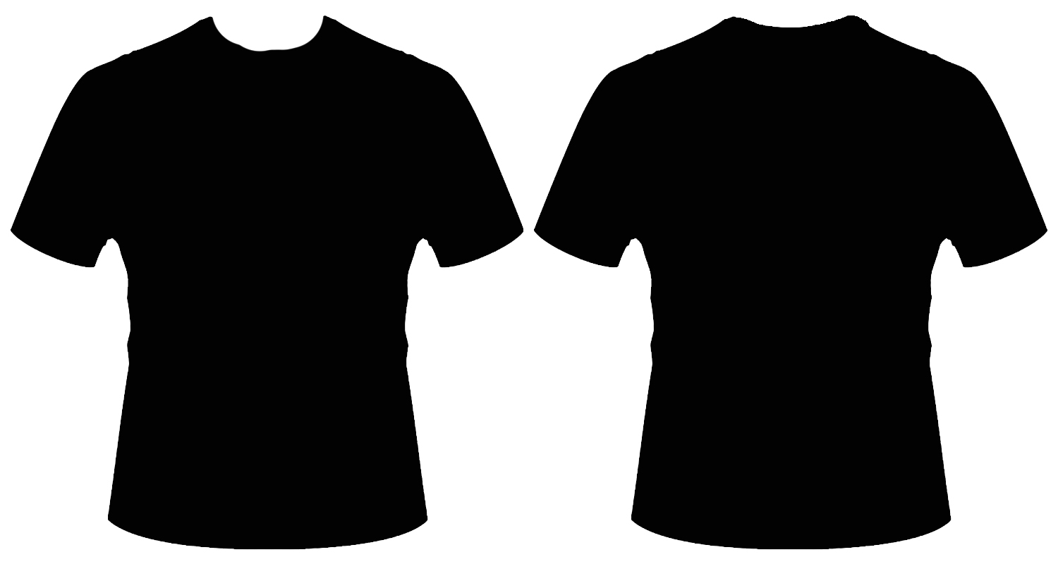 Kaos Hitam Polos - ClipArt Best