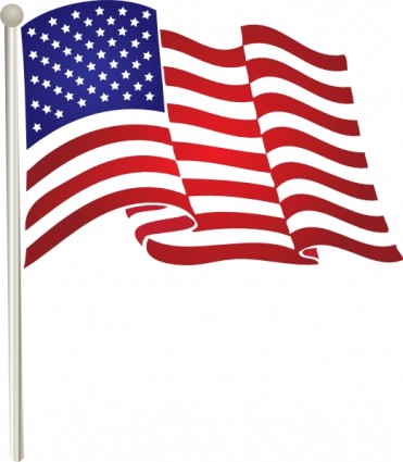 Us flag american flag clipart free usa graphics - Clipartix