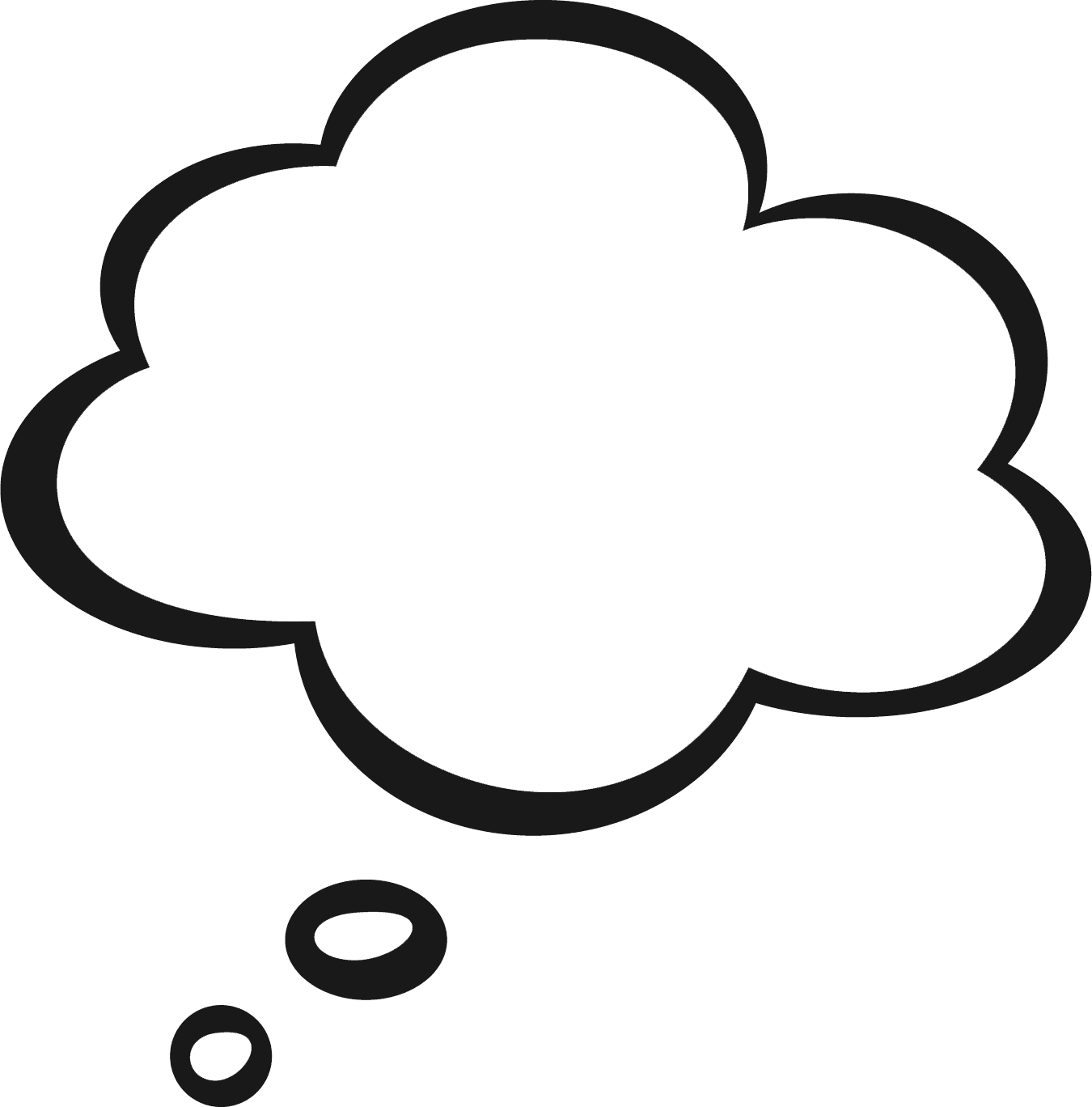 Thought Cloud Clipart