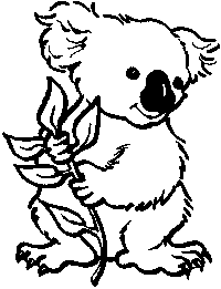 Clipart koala bear