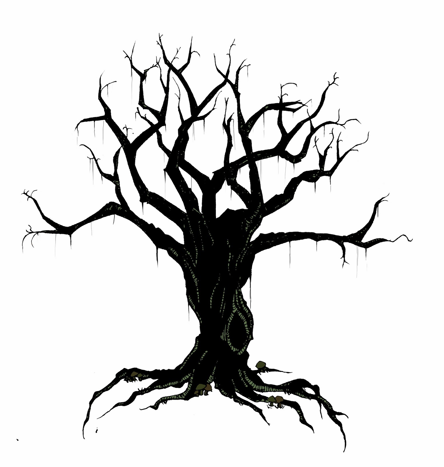 Scary Tree Silhouette - ClipArt Best