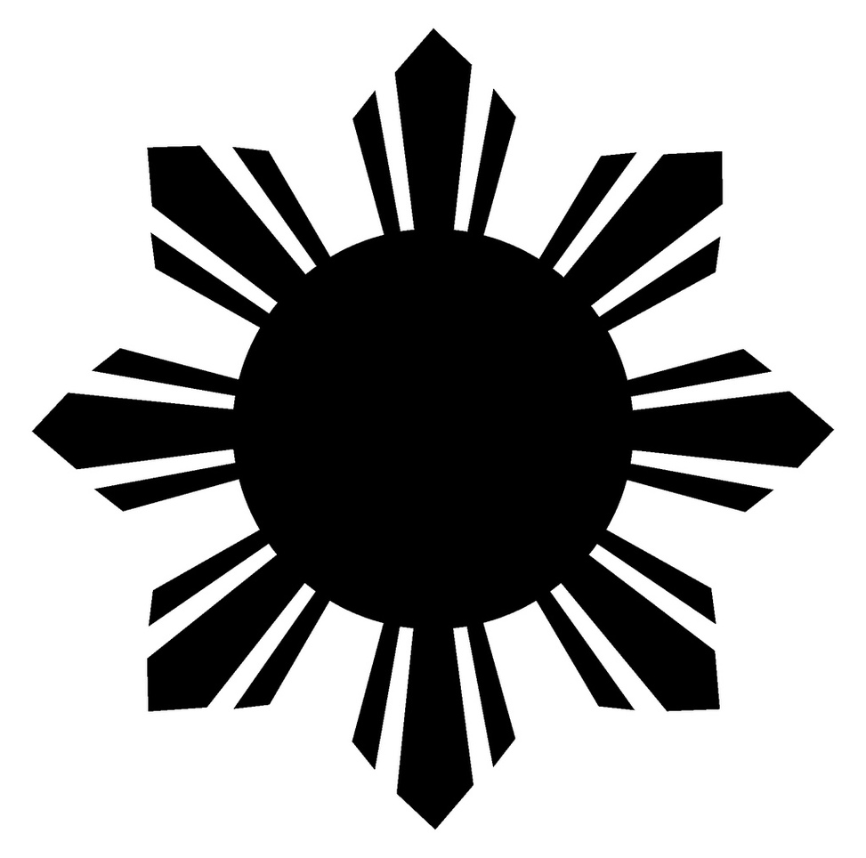 Philippine sun clipart