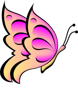 Purple Butterfly Clip art - Animal - Download vector clip art online