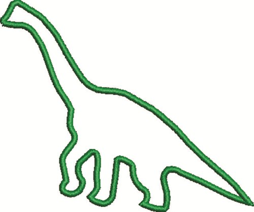 dinosaur clip art outline - photo #39