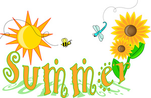 Sunflower Clipart Image - Sunflowers in a summertime theme