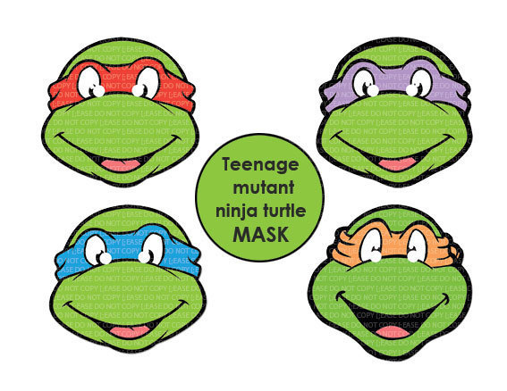 Popular items for ninja turtle mask on Etsy