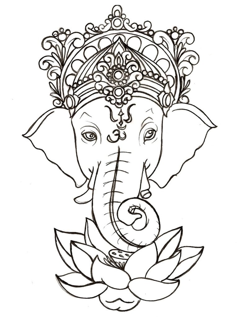 ganesh coloring pages - photo #48