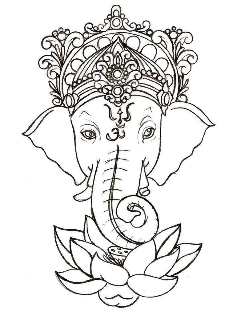 ganesha coloring pages - photo #48