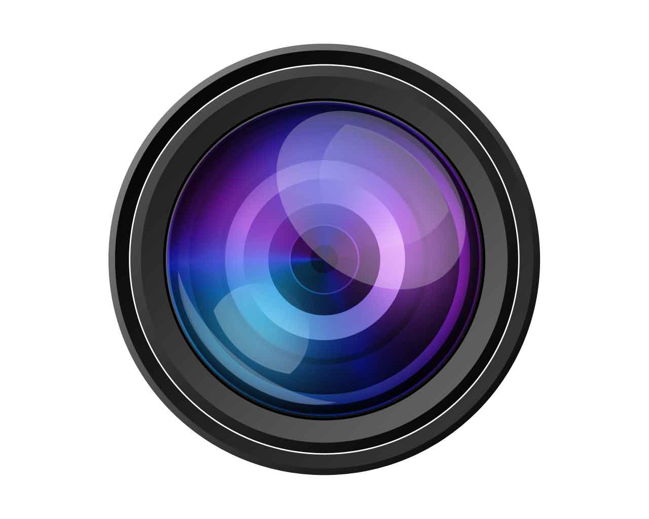 camera lens clipart vector - photo #2