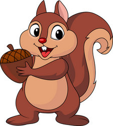 Cute Squirrel Cartoon - ClipArt Best