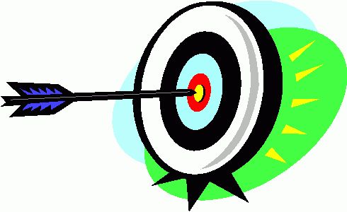 Bullseye black and white darts on the bulls eye dartboard clipart ...