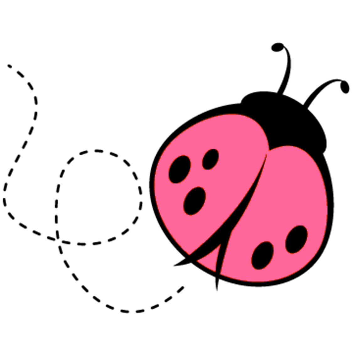 Ladybug On Pink Flower - Free Clipart Images