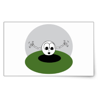 Funny Golf Cartoons Stickers | Zazzle