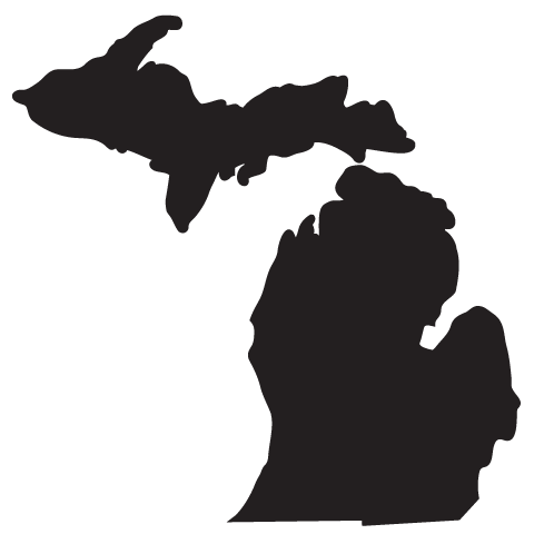 Michigan mitten clip art
