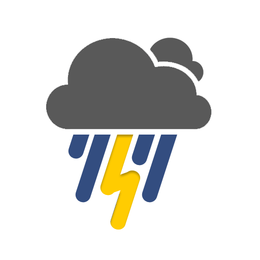 Collection of thunderstorms icons free download