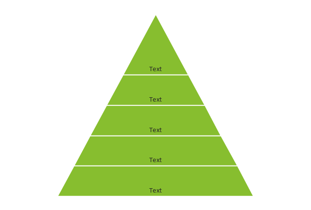Segmented pyramid diagram - Template | 3-Level 3D pyramid diagram ...