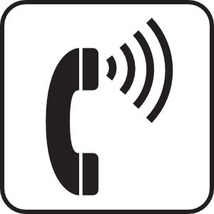 Volume Control Telephone White Clip Art - vector clip ...