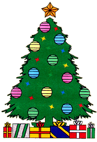 Christmas Tree With Presents Clipart - Free ...