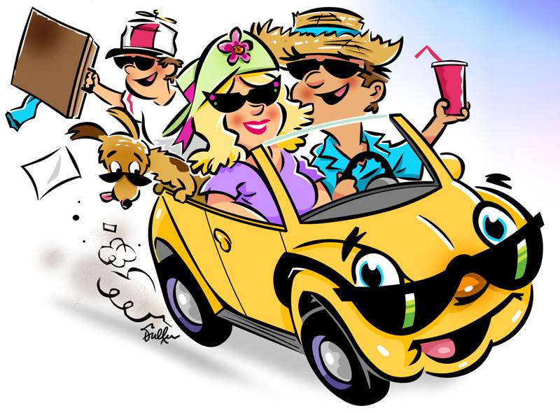Image of Family Car Clipart #8512, Family Vacation Clip Art Family ...