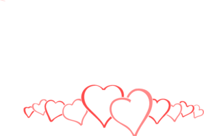 Line of hearts clipart - dbclipart.com