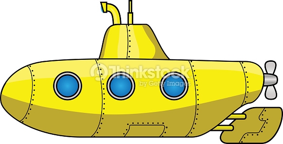 Cartoon Submarine Vector Art | Thinkstock