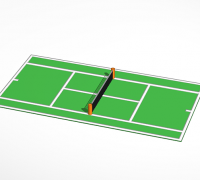 tennis court" 3D Models to Print - yeggi