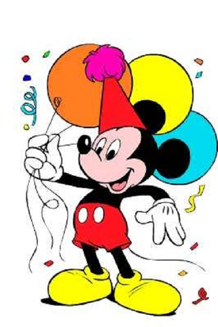Mickey Mouse Birthday Clipart - Free Clipart Images