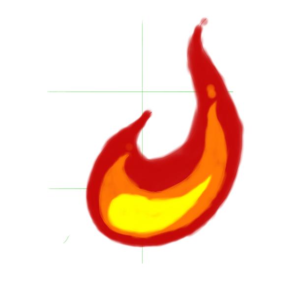 How to draw flames - Drawing Factory