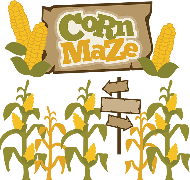 Corn maze clip art