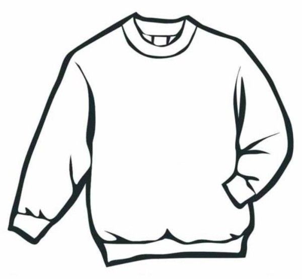 New Jumper Sketch Drawing for Kids