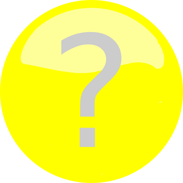 Yellow Question Mark Clip Art - vector clip art ...