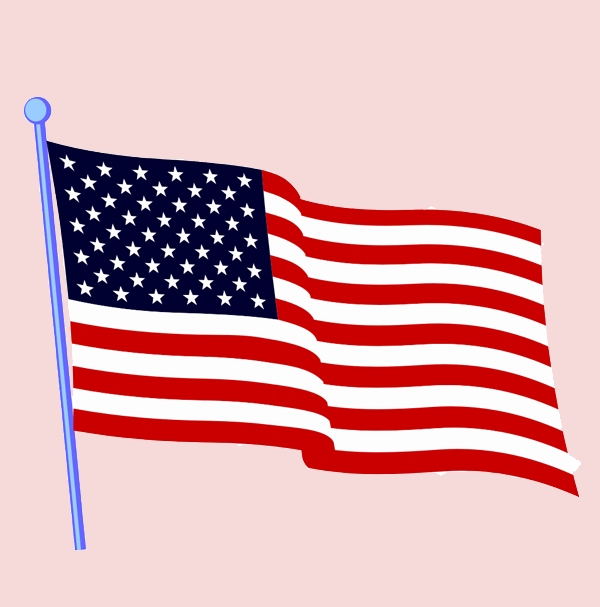 american flag clip art free download - photo #4