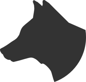 Dog Head Profile Clip Art - vector clip art online ...