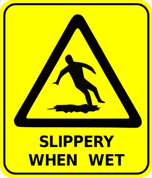 Free safety-sign-slippery-when-wet Clipart - Free Clipart Graphics ...