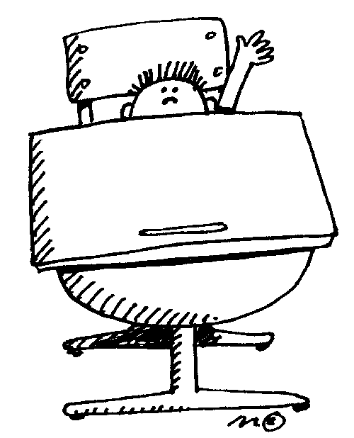 little kid at desk - Clip Art Gallery