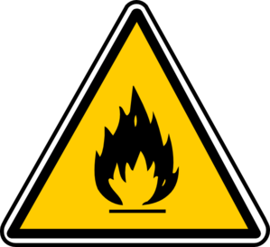 Danger Flammable Sign - ClipArt Best