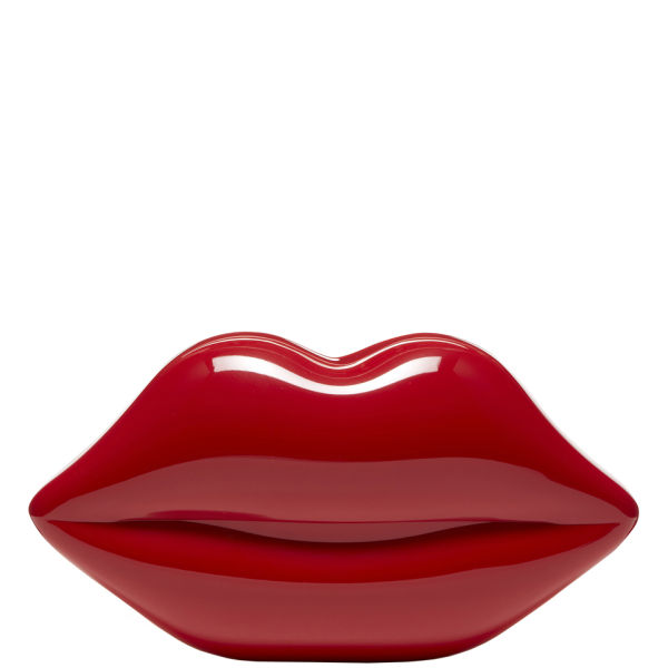 686 views Lulu Guinness Red Lips Perspex Clutch - Red Womens Accessories ...
