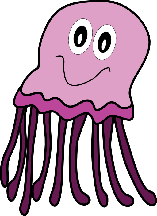 Purple Jellyfish Clipart Royalty Free Public Domain ...