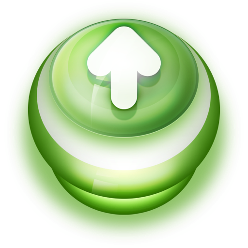 Button Green Arrow Up Icon | Pushdown Buttons Iconset | Wackypixel