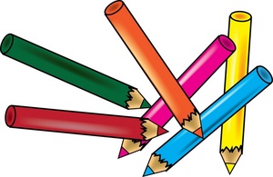 Pencils Clipart Image - Drawing of lots of colored pencils an ...