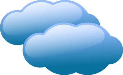 Blue Clouds Clipart vector, free vector images