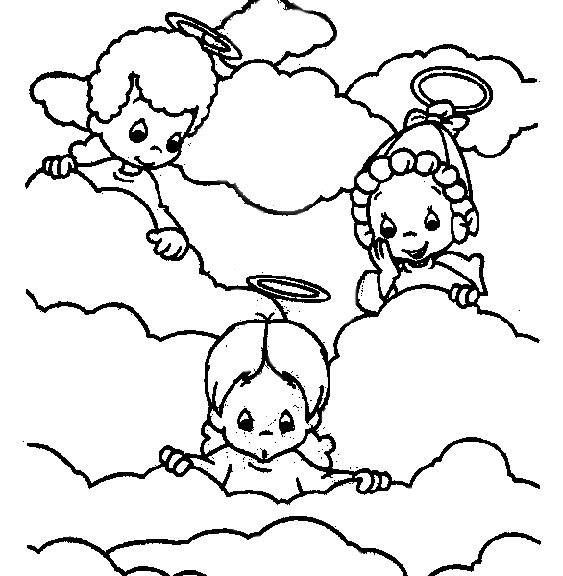 free angel clipart black and white - photo #28