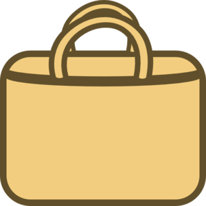 Brown Shopping Bag clip art - vector clip art online, royalty free ...