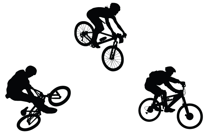 bicycle clip art silhouette - photo #27