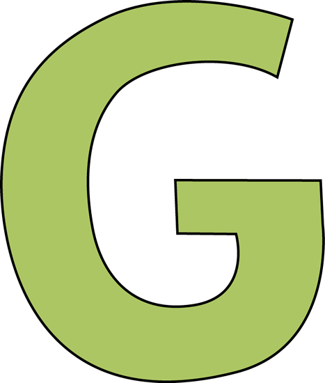 letter clip art green alphabet letter g | School Clip Art